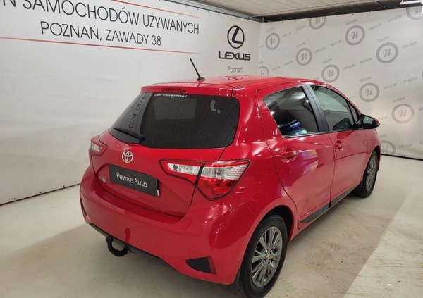 Toyota Yaris cena 54900 przebieg: 44500, rok produkcji 2017 z Pelplin małe 172